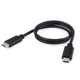 CABLE USB-C MACHO A MACHO 0.5m