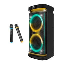 Phoenix Rumbleboss Altavoz Bluetooth Karaoke Portátil 80W RMS Negro