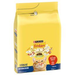 PURINA Friskies Sterilised Cat con vacuno, pollo y verduras - 3 kg