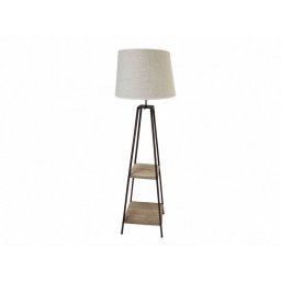 Lampara Pie Estanteria Tulipa Beige Serie Etravis