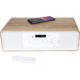 Thomson MIC301IBT Radio CD Bluetooth 60 W MP3/USB con Carga Inalámbrica Blanca