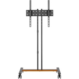 Aisens Soporte de Suelo ECO con Rueda para Monitor/TV 35Kg de 32" a 55" Negro