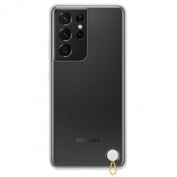 Samsung Clear Protective Cover Funda Blanca para Samsung Galaxy S21 Ultra