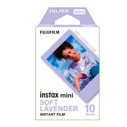 Fujifilm Instant Film Mini Soft Lavander Película Fotográfica Instantánea 10 Hojas