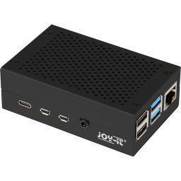 Joy-It RB-AlucaseP4+01B Carcasa Aluminio para Raspberry Pi 4 B