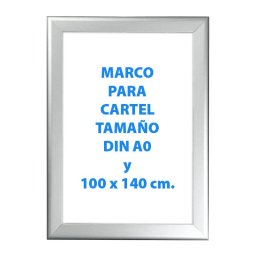 Marco de aluminio para DIN A0 y 100 x 140 cm