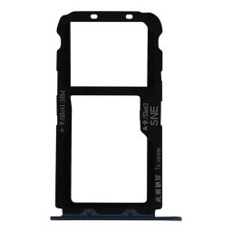 Clappio Repuesto Bandeja Tarjeta Nano SIM Azul Oscuro para Huawei P20 Lite