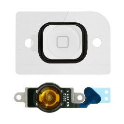Avizar Repuesto Botón Home Blanco con Banda de Conexión para iPhone 5