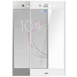 Avizar Protector Cristal Templado Borde Blanco para Sony Xperia XZ1