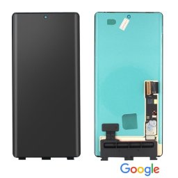 Pantalla Completa Oficial Para Google Pixel 7 Pro Cristal Táctil Y Chasis Negro