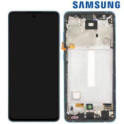 Bloc Completo Samsung A52 Pantalla Lcd Cristal Táctil Original Samsung Azul
