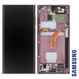 Bloque Completo Samsung S22 Ultra Pantalla Lcd Táctil Original Samsung Negro