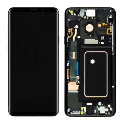 Samsung Pantalla LCD / Táctil / Chasis Negro Original para Samsung Galaxy S9 Plus