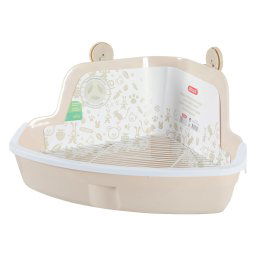 Bandeja esquinera Zolux para animales pequeños - L: 31 x 41,5 x 20,5 cm (L x An x Al)