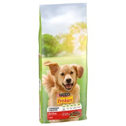 Purina Friskies Adult Dog Active con vacuno - 12 kg