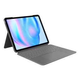 Logitech Combo Touch Funda con Teclado Español QWERTY Gris Oxford para iPad Air 13" (M2, M3, M4)