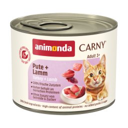 animonda Carny Adult 24 x 200 g - Pack Ahorro - Pavo y cordero