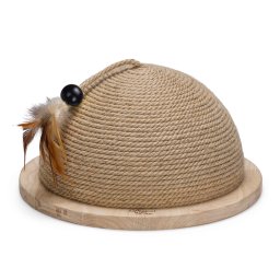 Designed by Lotte Media bola rascadora de madera Vivi - 34,5 x 18,5 cm (diám. x Al)