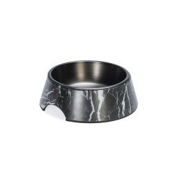 Designed by Lotte comedero de melamina Meis, negro - 700 ml, diám. 22 cm