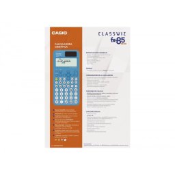 Calculadora casio fx-85sp cw iberia solar cientifica +300 funciones 9 memorias 15+10+2 digitos 16 mb flash con tapa