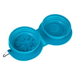 Taza de viaje doble de silicona TIAKI Concha de mar - 2 x 600 ml