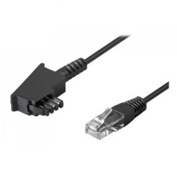 Goobay Cable TAE-F a RJ-45 Macho/Macho 15m Negro