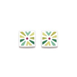 PENDIENTES AGATHA RUIZ DE LA PRADA DE PLATA DE LEY Y ESMALTE 015DAI