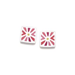 PENDIENTES AGATHA RUIZ DE LA PRADA DE PLATA DE LEY Y ESMALTE 005DAI