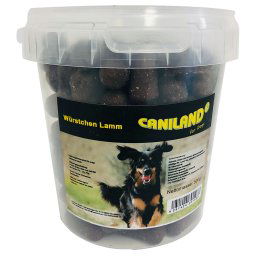 Caniland salchichas de cordero con aroma ahumado snacks para perros - Pack % - 6 x 500 g