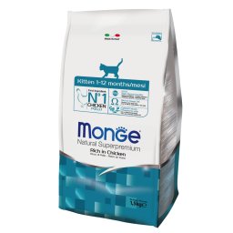 Monge Natural Superpremium Kitten pienso para gatitos - Pack % - 3 x 1,5 kg