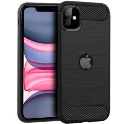 Cool Funda Carbón Negra para iPhone 11