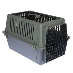 Transportín TIAKI verde para mascotas - 32,5 x 48 x 29 cm (LxAnxAl)