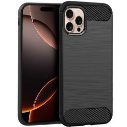 Cool Funda Carbón Negro para iPhone 16 Pro Max