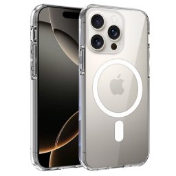 Cool Funda Magnética Transparente para iPhone 16 Pro