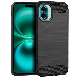 Cool Funda Carbón Negro para iPhone 16 Plus