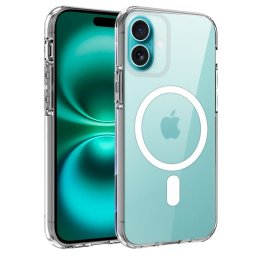 Cool Funda Magnética Transparente para iPhone 16 Plus