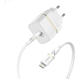 Otterbox 78-80480 Cargador con Cable Reforzado USB-C PD 20W Blanco