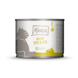 MjAMjAM Duo 6 x 200 g comida húmeda para gatos - Pato y pavo