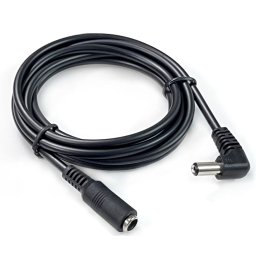 ALARGADOR JACK ALIMENTACION MACHO CODO A HEMBRA 5.5x2.1mm 1m