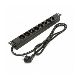 Phasak BNS 3518 Regleta 8 Tomas para Rack 19" 1U