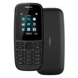 Nokia 105 Teléfono Móvil Básico 1.8" Negro Libre