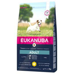 Eukanuba Adult razas pequeñas con pollo - Pack % - 3 x 3 kg
