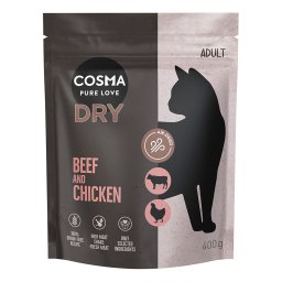 Cosma Air-Dried vacuno y pollo pienso para gatos - 400 g