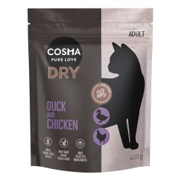 Cosma Air-Dried pato y pollo pienso para gatos - 400 g