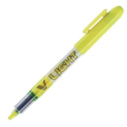 Pilot V-LL Caja 12 Marcadores Fluorescentes Líquidos Amarillo