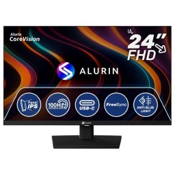 Monitor Alurin 24" IPS FHD 100Hz Freesync USB Tipo C