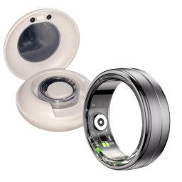 Klack Anillo Inteligente Fitness con Monitor de Frecuencia Cardíaca Sueño IP67 Talla 9 Negro