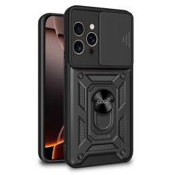Cool Funda Hard Ring Negra para iPhone 16 Pro Max