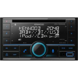 Kenwood DPX-7300DAB Reproductor de CD para Coche con Bluetooth y Manos Libres Negro