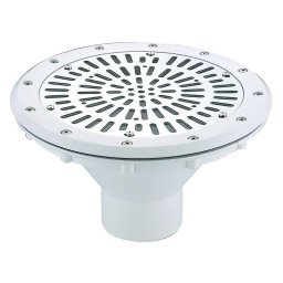 Boquilla de fondo regulable 3" piscina liner AstralPool - Rejilla en acero inoxidable AISI-304